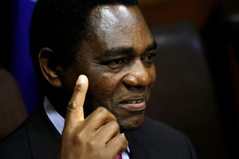 Zambia's new president, Hakainde Hichilema