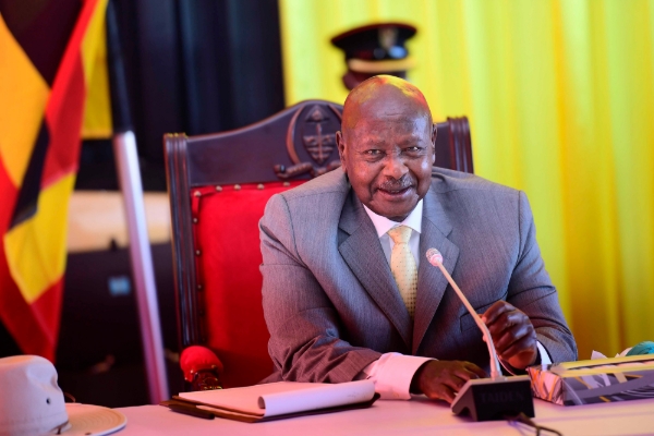 Ugandan President Yoweri Museveni.