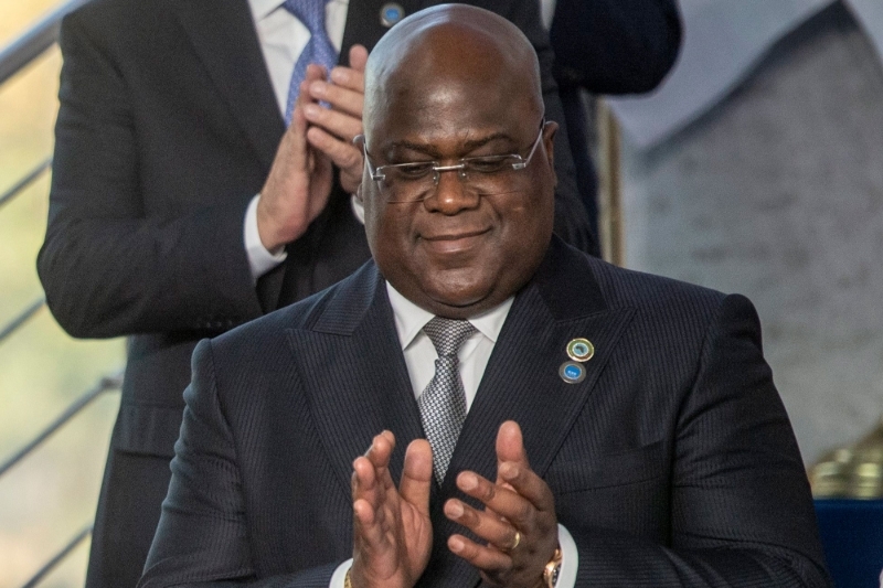 DRC president Félix Tshisekedi.