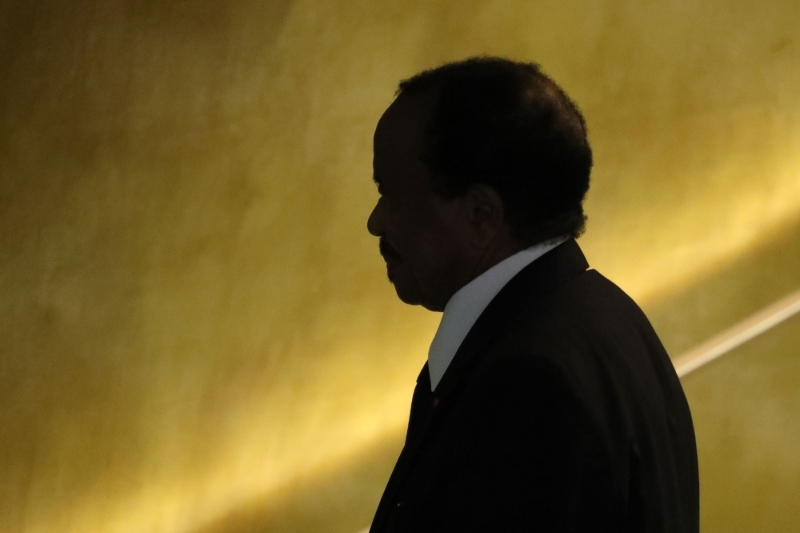 Cameroonian president Paul Biya, seen here in 2016 at the UN General Assembly in New York.