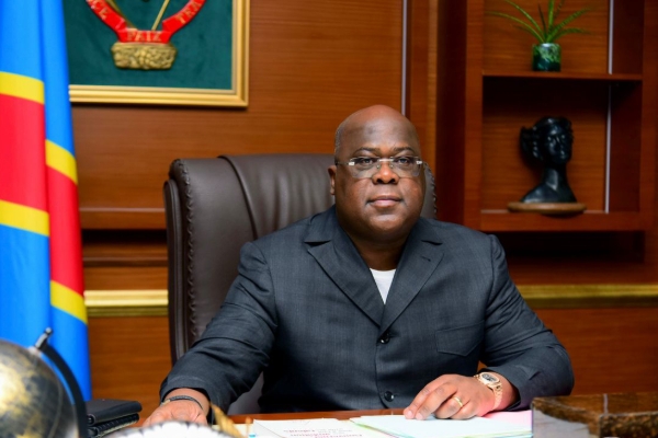 DRC President Felix Tshisekedi.