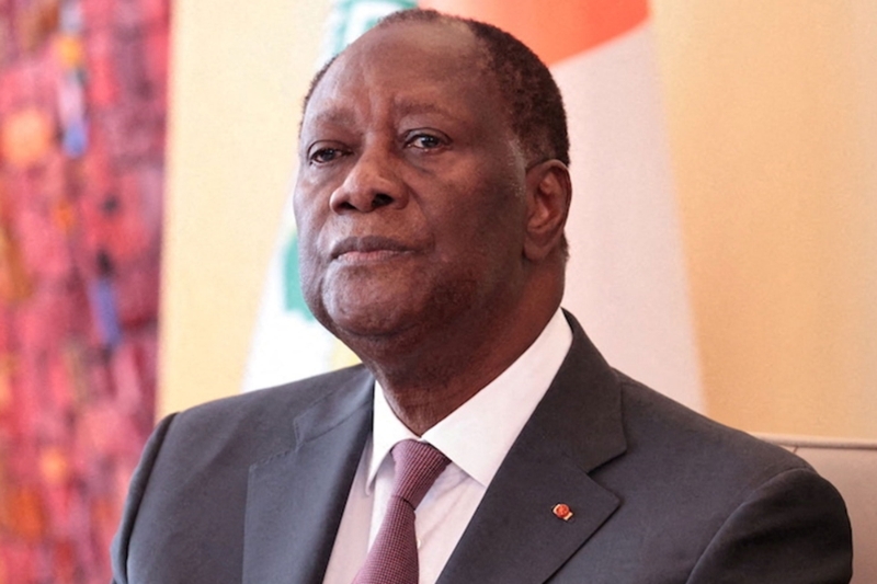 Ivorian President Alassane Ouattara.