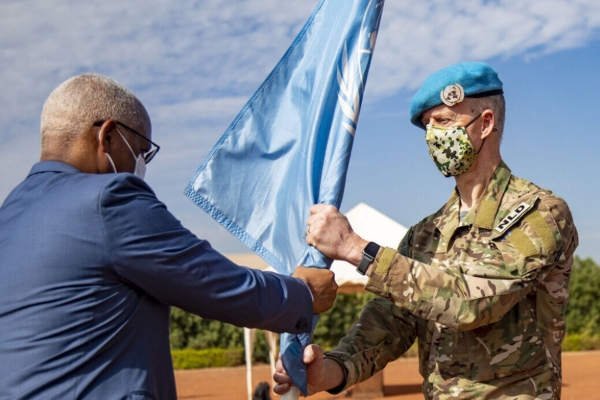 The new head of the MINUSMA forces Lieutenant General Cornelis Johannes Matthijssen.