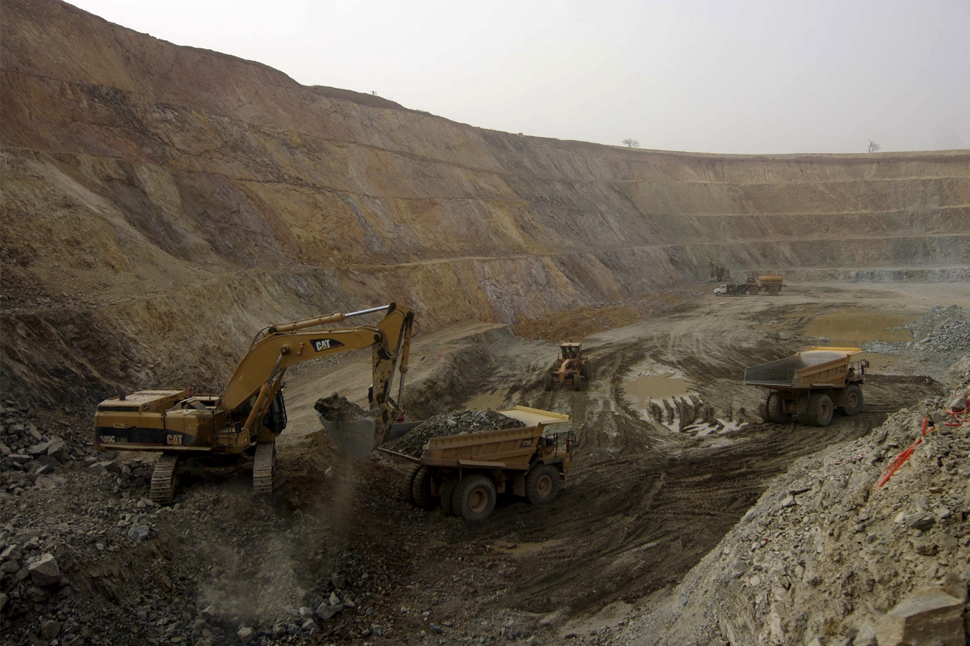 Taparko-Bouroum gold mine site in northern Burkina Faso.