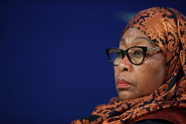 Samia Suluhu Hassan, President of Tanzania.