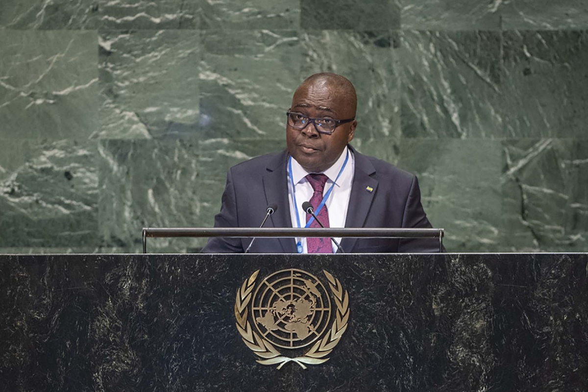 Michel Xavier Biang, Ambassador of Gabon to the United Nations.