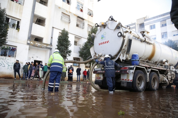 A team from the Lydec water company in Casablanca.