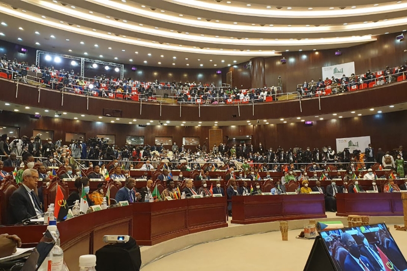 The African Union summit in Malabo, Equatorial Guinea.