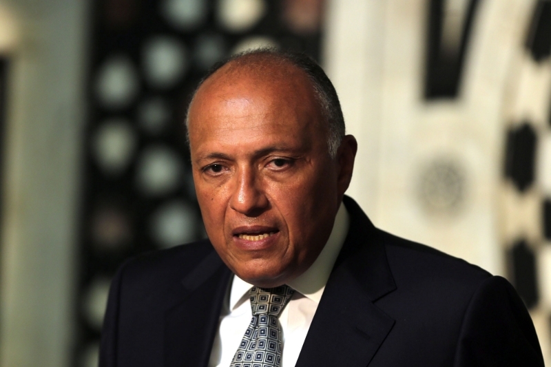 Egyptian Foreign Minister Sameh Shoukry.