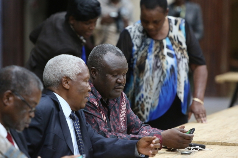 Zimbabwean chief Fortune Charumbira, vice-chair of the African Union's Pan-African Parliament.