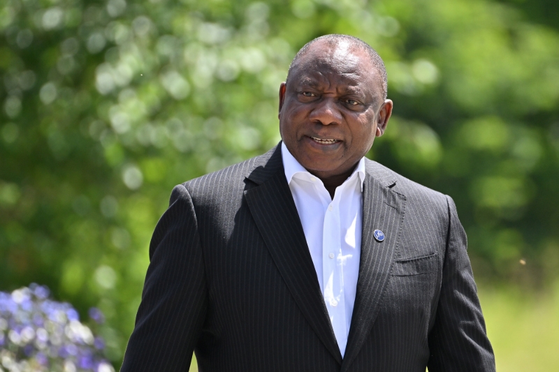 South African President Cyril Ramaphosa.