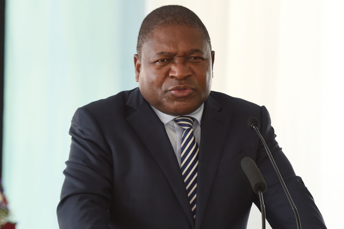 Mozambican president Filipe Nyusi.