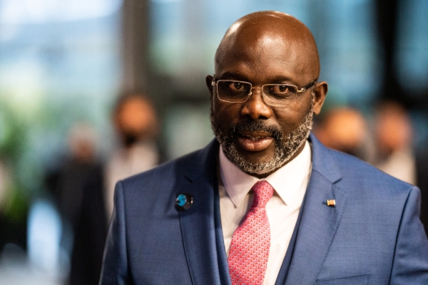 Liberian President George Weah.