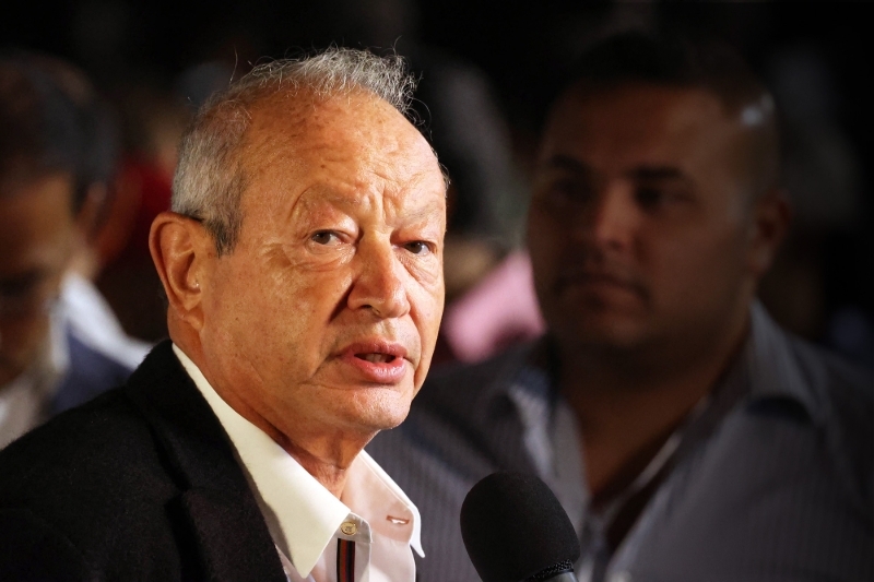 Egyptian tycoon Naguib Sawiris.