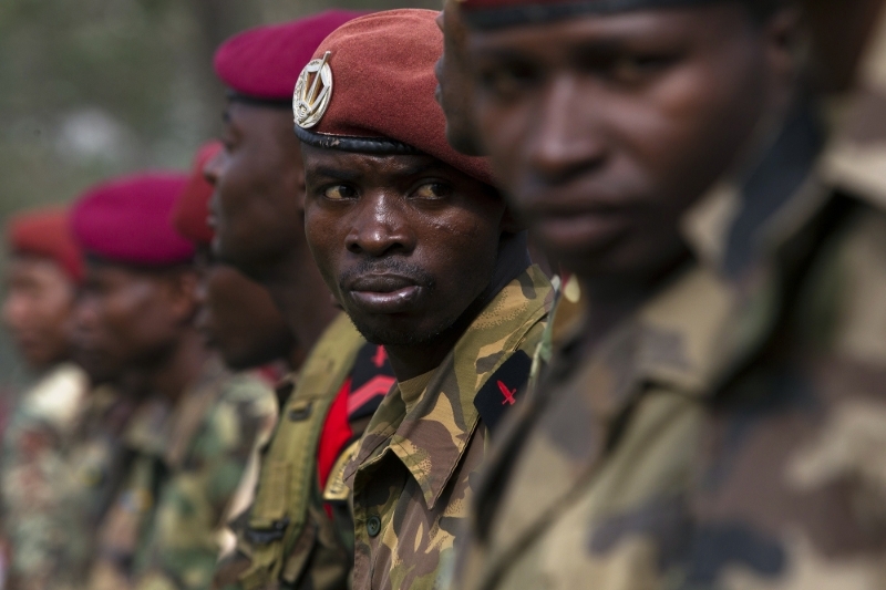 Central African Armed Forces soldiers.