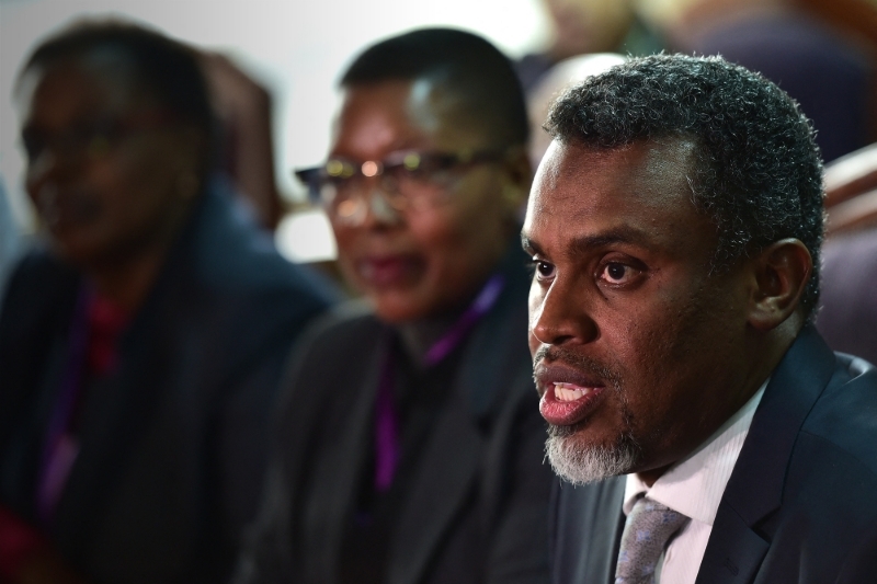 Kenya's new director general of the National Intelligence Service, Noordin Haji, in Nairobi in August 2018.