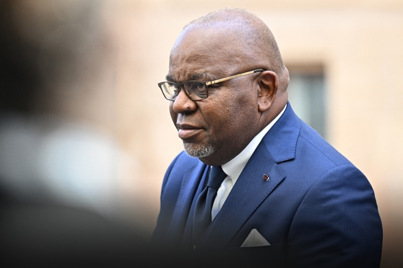 Congo's Minister of Hydrocarbons Bruno Jean-Richard Itoua in Vienna, 3 June 2023.