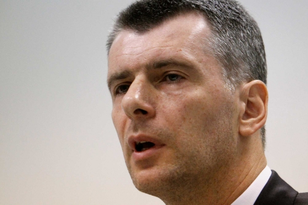 Russian businessman Mikhaïl Prokhorov.