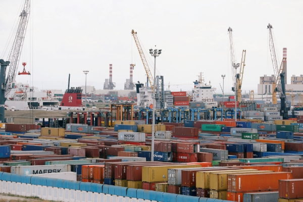 The port of Radès, Tunis.