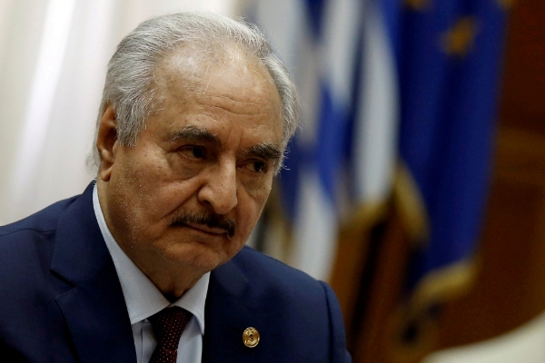 General Khalifa Haftar, head of the Libyan National Army.