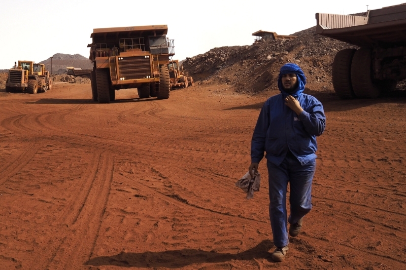 Zouérate iron ore mine.