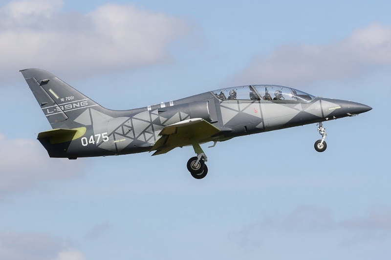 An L-39 NG light combat and training aircraft.