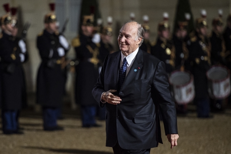 Prince Karim Al-Hussaini, 4th Aga Khan, spiritual leader of the Ismaili Muslim community.