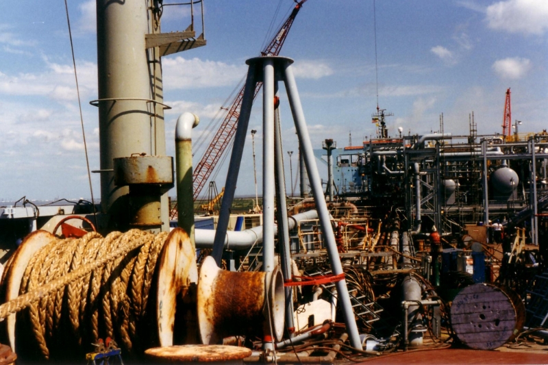 FPSO on the Equatorial Guinean Zafiro oilfield, 71% owned by ExxonMobil.