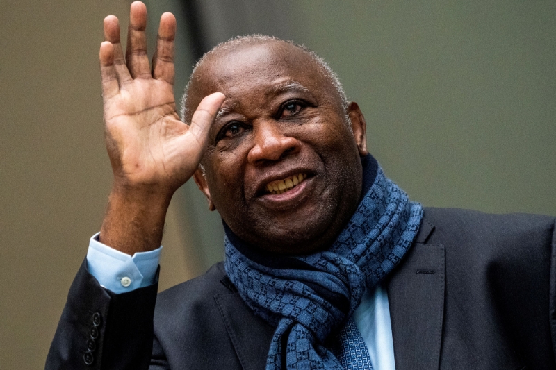 Former Ivory Coast President Laurent Gbagbo.