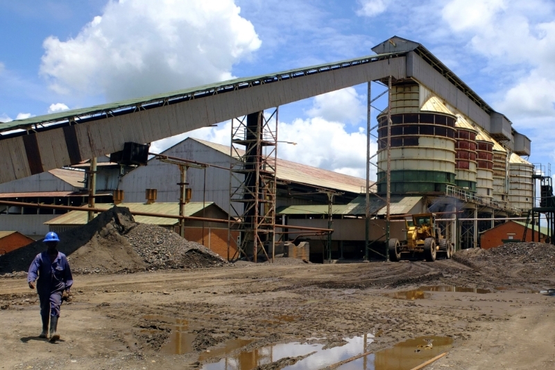 Gécamines facilities at the Kambove copper mine (Haut-Katanga).