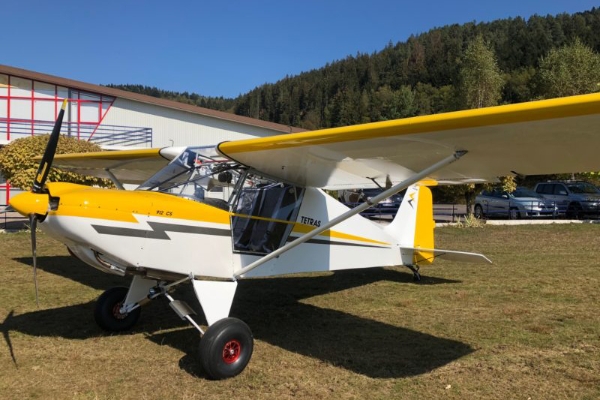 Tetras CS built by Humbert Aviation. This type of light plane will be used for ISR missions by Benin and Burkina Faso.