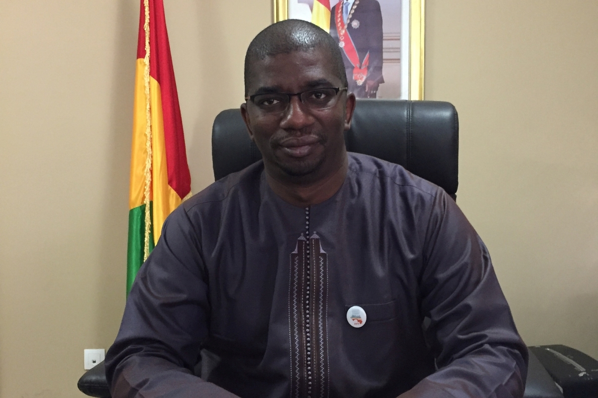 The Minister of Mines of Guinea Abdoulaye Magassouba.