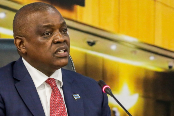 Botswanan President Mokgweetsi Masisi.