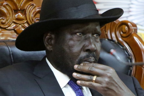 South Sudanese president Salva Kiir.