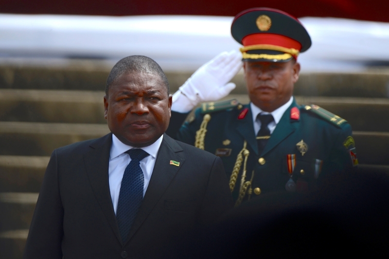 President of Mozambique Filipe Nyusi.