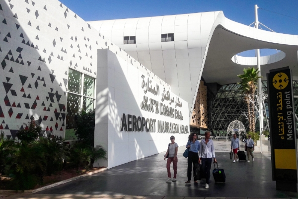 Marrakech-Menara Airport.