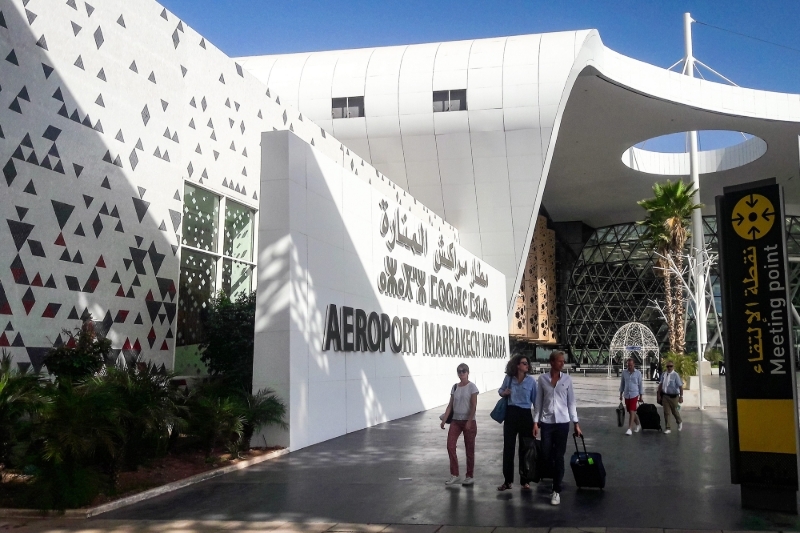 Marrakech-Menara Airport.