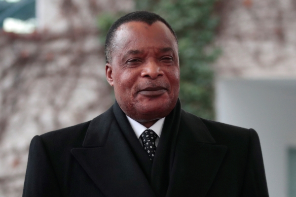 Congolese president Denis Sassou Nguesso.