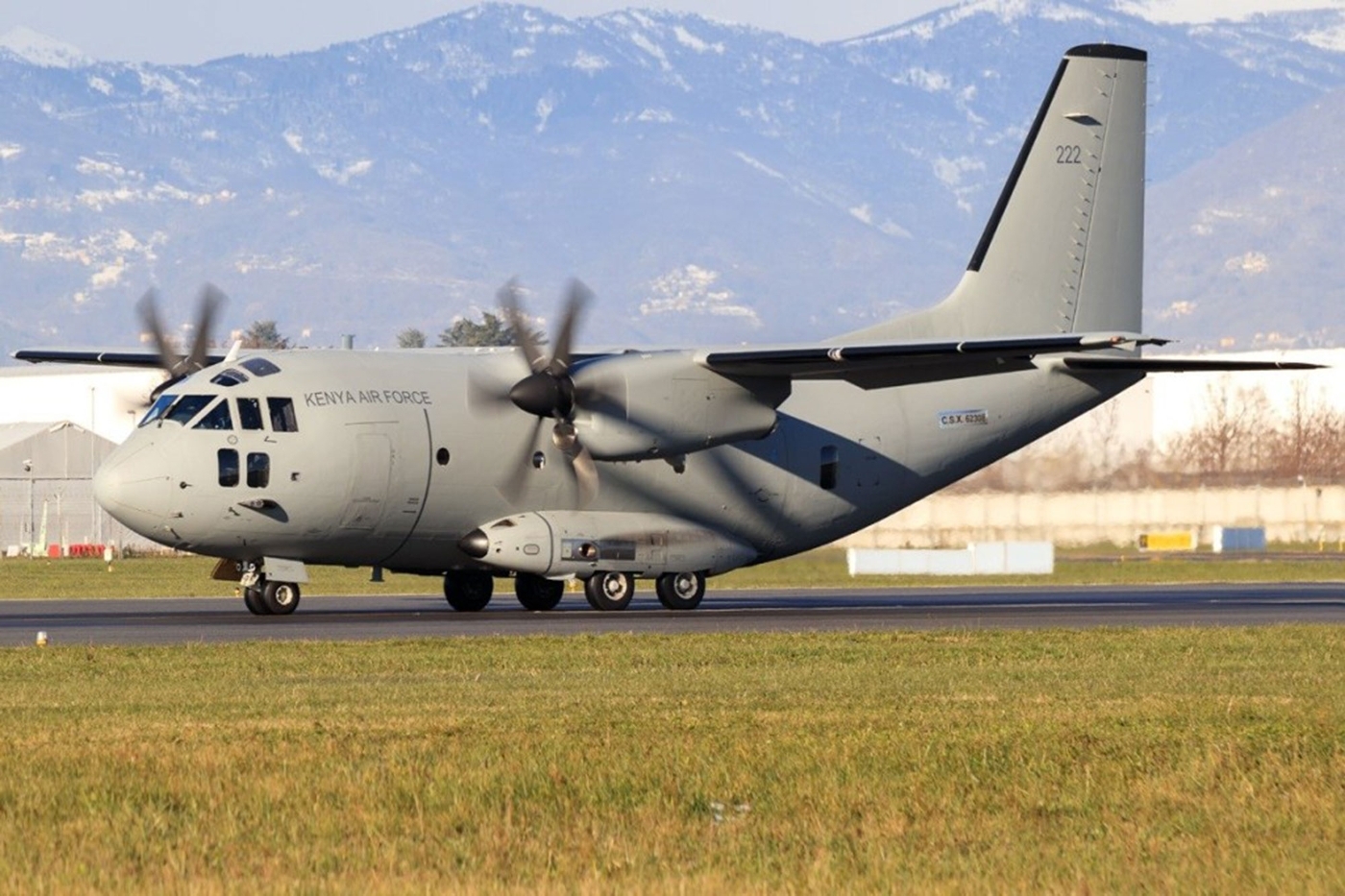The C-27J Spartan cargo and personnel carrier.