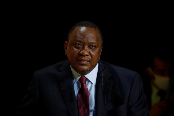 Uhuru Kenyatta made two short and discreet stops in Cairo.