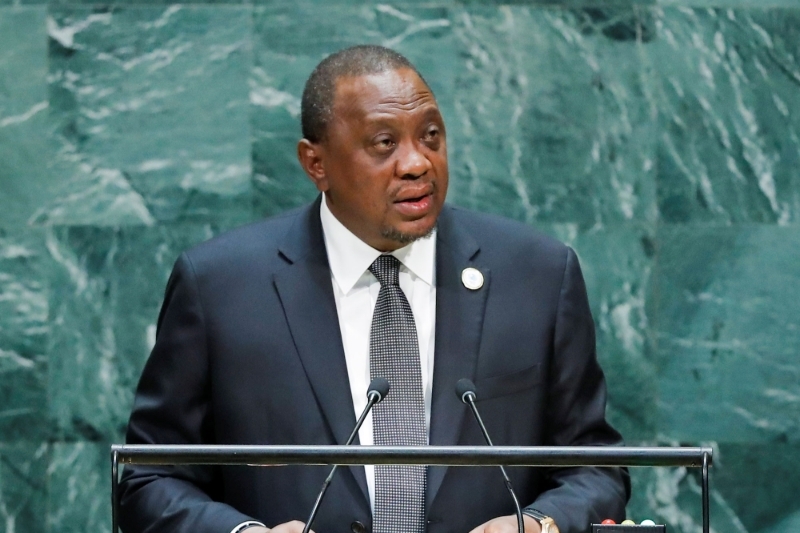 Kenyan President Uhuru Kenyatta