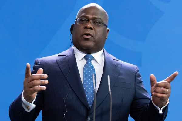 President of the Democratic Republic of Congo Felix Tshisekedi.