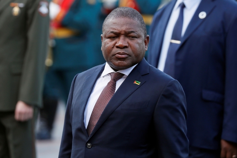 Mozambican president Filipe Nyusi.