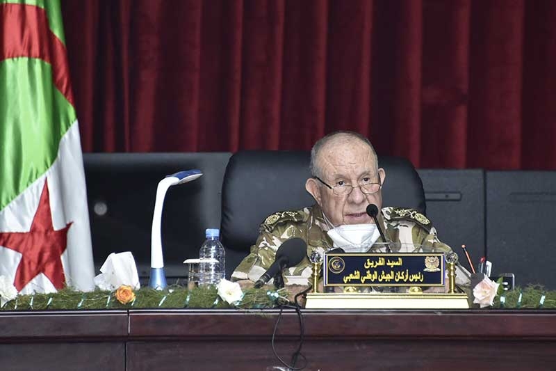 Major General Said Chengriha, Algerian National People's Army chief of staff.