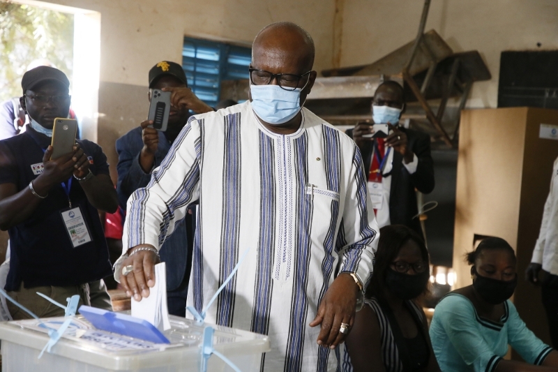 Burkinabe President Roch Marc Christian Kaboré was re-elected on November 22, 2020.