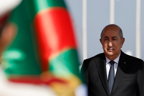 Algerian President Abdelmadjid Tebboune.