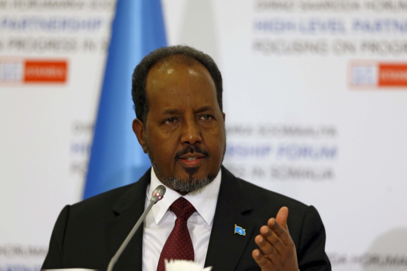 Somali President Hassan Sheikh Mohamoud.