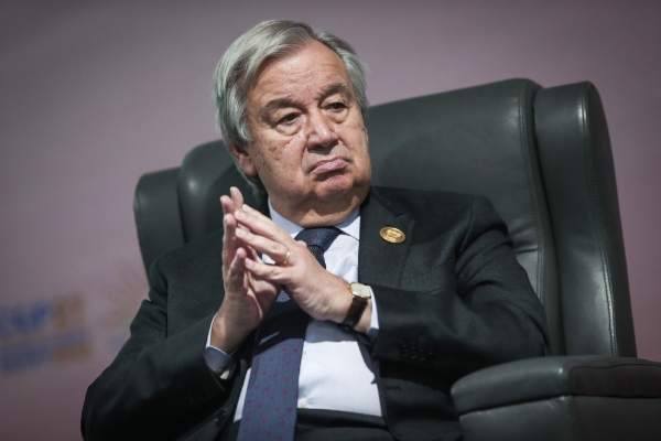 UN Secretary-General António Guterres.