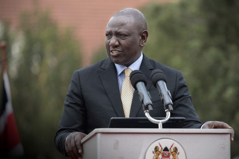 Kenyan President William Ruto in Nairobi, in September 2022.