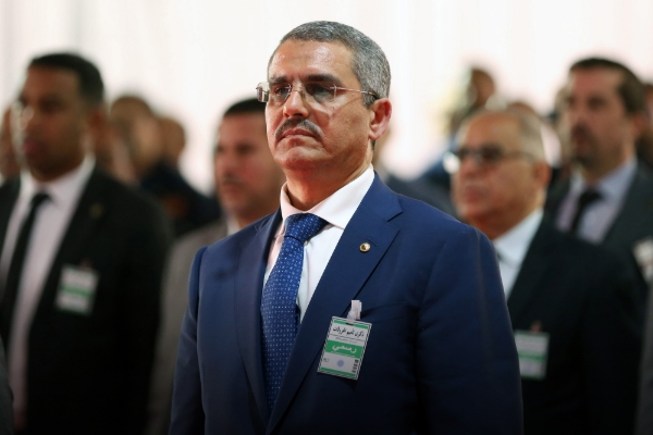 Sonatrach's CEO Toufik Hakkar, on 23 February 2023.